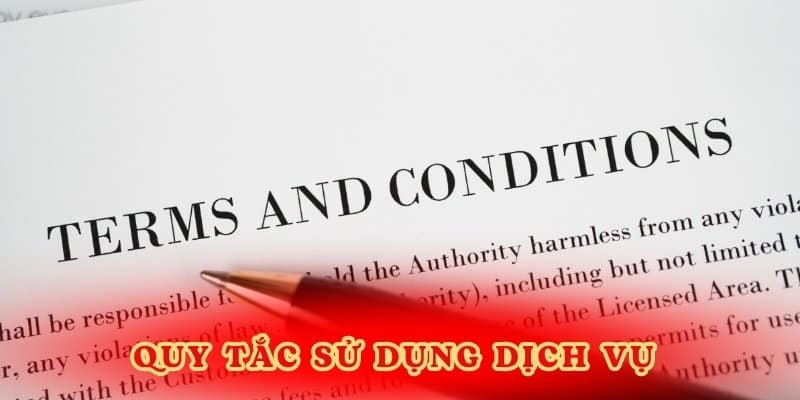 Quy tắc sử dụng dịch vụ.